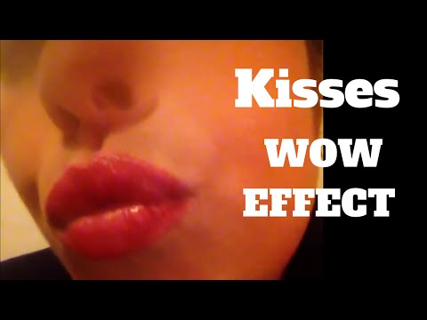Only WET Kisses for you! Up close MUAH  Lip Smacking  / ear to ear
