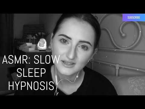 ASMR: SLOW SLEEP HYPNOSIS IN 10 MINS | BLACK AND WHITE VERSION/DARK