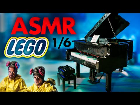 Giant LEGO PIANO building with my Dad 🎹ASMR Pt. 1/6