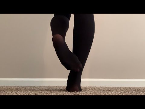 ASMR Rubbing The Back Of My Legs With My Feet In Black Nylons | Anthony's Custom Video