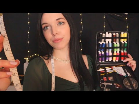 👔 ASMR Tailor Shop | Sewing, Measuring, Fabric Sounds (Suit Fitting Soft Spoken RP)
