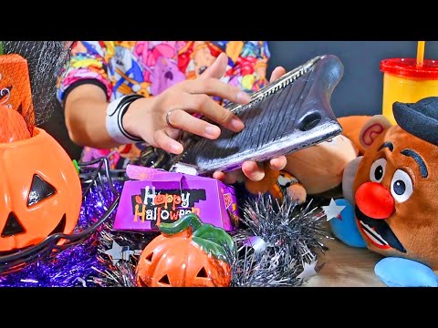 FAST 100 Triggers 👂 Tapping, Scratching, Fabric, Mouth, Eating Sounds: Halloween ASMR No Talking