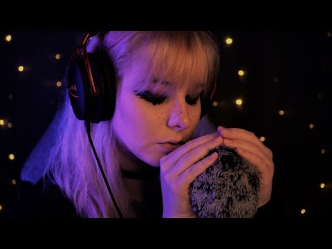 4 HOURS ASMR | cupped mic blowing, rain sounds, ocean brushing - no talking for deep sleep
