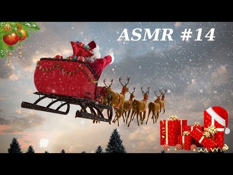 ASMR FR #14 : Vidéo de Noël ! (trigger visuel + tapping + whispering + scratching + water sounds)