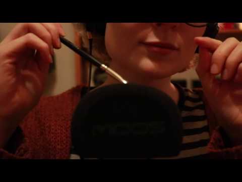 [ASMR]  Microphone sounds (brushing, scratching, blowing)