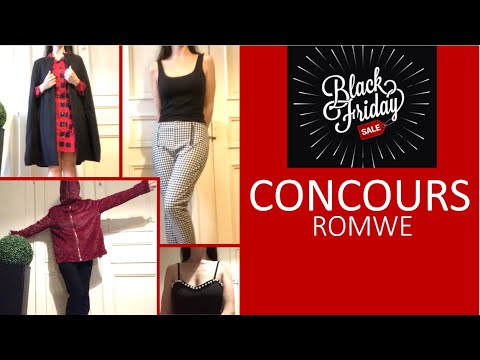 {ASMR} Romwe lance ses promos black friday  + concours giveaway