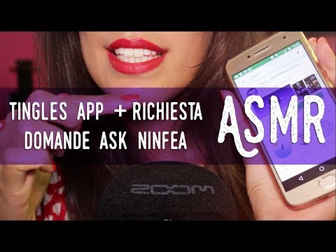 ASMR ita - ⭐Sono su TINGLES + Richiesta Domande #AskNinfea (Intense Whispering)