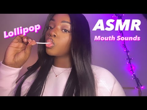 ASMR | Lollipop Mouth Sounds 🍭🤍