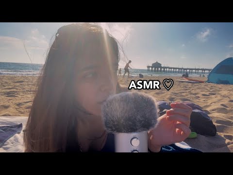 ASMR | COME HANGOUT WITH ME AT THE BEACH IN LA *wave sounds, ambient noises* 99.9% SLEEP TINGLES💙