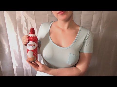 [ASMR] whip-cream (tapping sounds)
