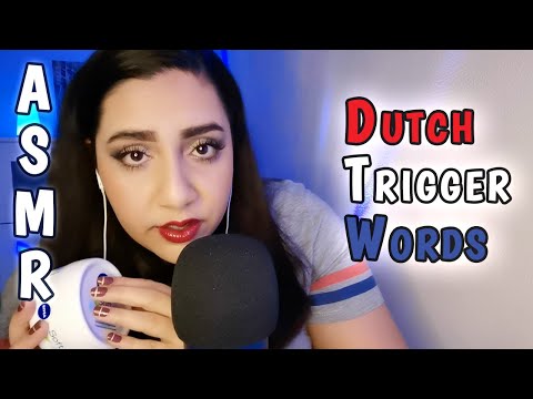 ASMR DUTCH TRIGGER WORDS | Mouth Sounds & Tapping as well🤗