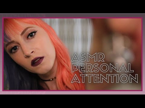 ASMR - Randomly Inspecting You + Face Brushing & Touching (whispered)