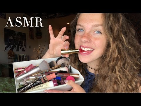 ASMR My MakeUp Collection (LOTS OF TRIGGERS)