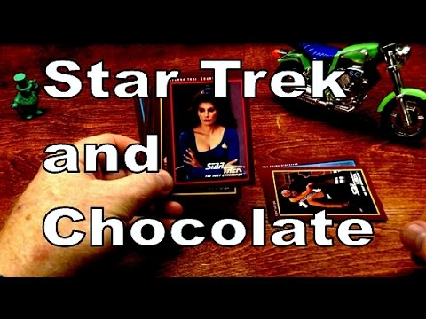 Star Trek Cards and Chocolate -  ASMR