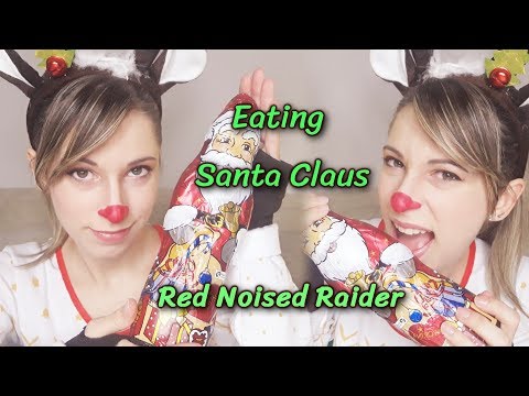 SKIN Red Nosed Raider | Eating SANTA CLAUS | Chocolate Sounds | SusurrosdelSurr ASMR