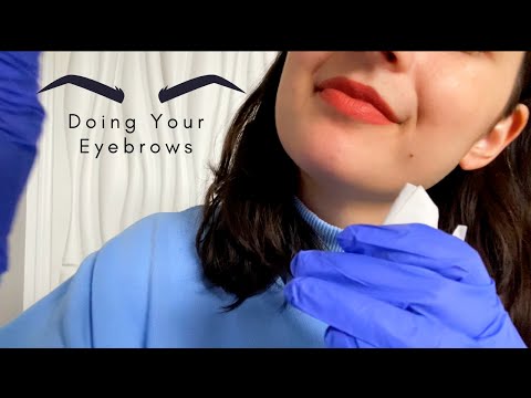 ASMR| Doing Your Eyebrows (Personal Attention-Plucking, Trimming, Shaping)