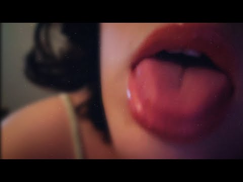 ASMR // Lens Licking & Tongue Flutters 👅