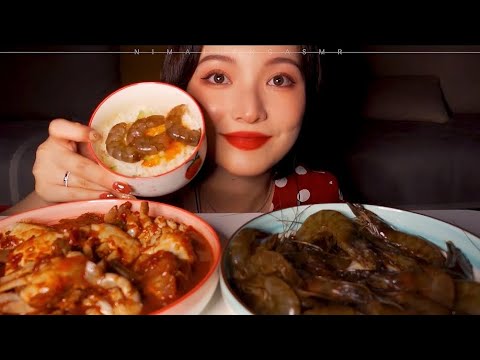 【ASMR】 SEAFOOD MUKBANG 간장게장 먹방 | 韩国美食醬蟹&醬蝦吃播 | EATING SOUNDS | 酱酱的治愈屋