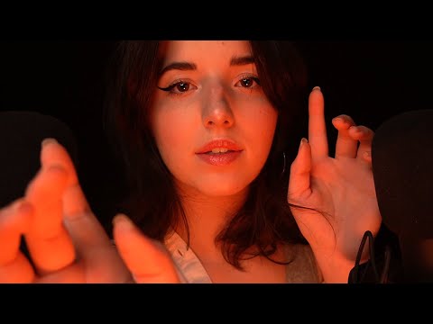 ASMR Tongue Clicks & Hand Movements (Ear to Ear)