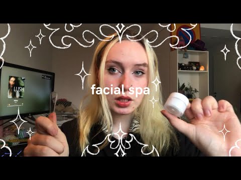 lofi asmr! [subtitled] facial spa treatment!