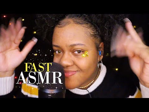 FAST Unpredictable ASMR Triggers (Mouth Sounds, Finger Fluttering...) | (Mouth Watering Tingles♡) ~