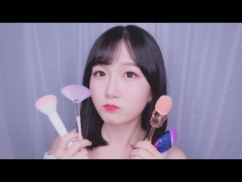 [한국어 ASMR , ASMR Korean] 팅글 가득 핑크 브러싱 💕 | Pink Brushing for Relaxation