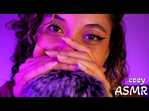 *BREATHY TINGLES* Close, Breathy Whispers (& subtle mouth sounds) ASMR