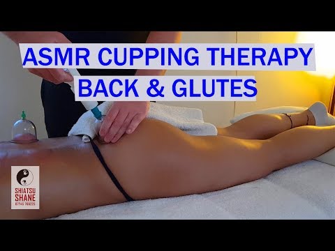 ASMR Massage - Cupping to Back & Glutes - Visual ASMR