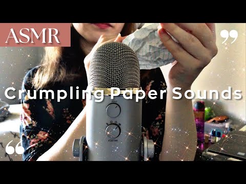 ASMR | Crumpling Paper Sounds 📄 (No Talking)