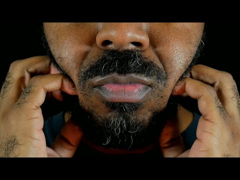 ASMR Beard Combing, Beard Scratching, Beard Grooming & Beard Brushing (Background Ambience)