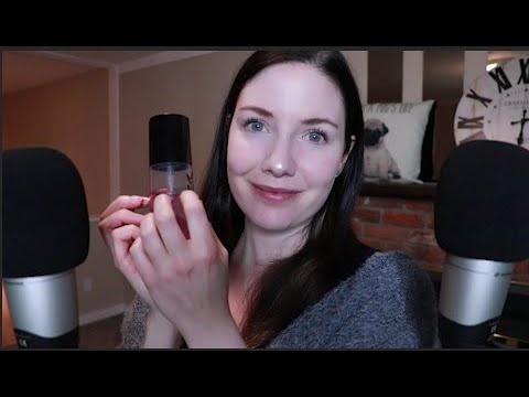 [ASMR] Whisper Ramble and Sounds - Scratching, Wood Tapping, Liquid, Beads