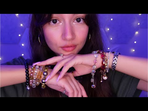 ASMR Jewelry Sounds For Those Who Can't Sleep (Collection, Tapping & Hand Movements)