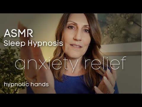 Soft Spoken ASMR Sleep Hypnosis for Anxiety Relief w Hypnotic Hand Movements REAL CERTFIED HYPNOTIST