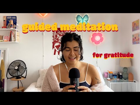 ASMR | Tara Brach's Gratitude Meditation (inaudible whispers, gratitude check-in)