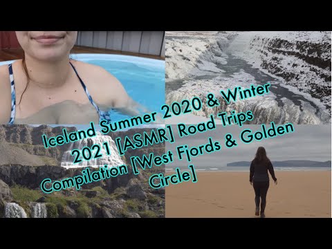 😍 Iceland Summer 2020 & Winter 2021 [ASMR] Road Trips Compilation [Westfjords & Golden Circle] 😍