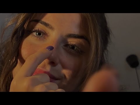 4K ASMR: POSITIVE AFFIRMATIONS & FACE TRACING ON MY LAP