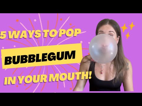 Mastering Bubblegum: 5 Mouth-Only Popping Techniques! Pop Challenge