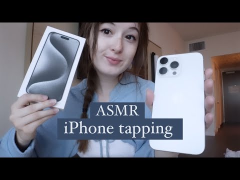 ASMR phone tapping 📱  iPhone 15 Pro Max