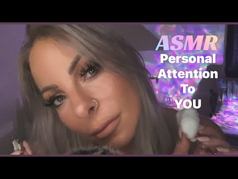 ASMR Close Up Personal Attention | Eyebrow Plucking | Positive Affirmations & More