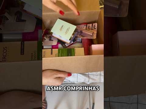 Unboxing comprinhas ✨🛍️ #asmr #maquiagem #asmrshorts