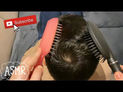 ASMR⚡️Relaxing hair brushing! (LOFI)