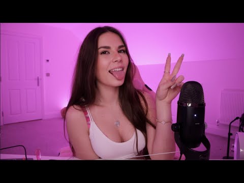 ASMR Soft Whispers, Nail Tapping & Mouth Sounds 👄