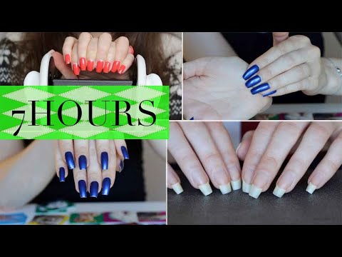 ASMR  7 HOURS FOR  SLEEP | Nail Tapping & Scratching Sounds (No Talking)