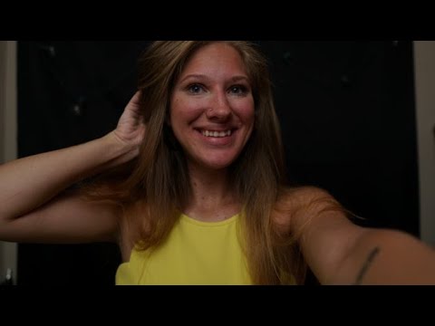 ASMR-Hair Play and Gum Chewing