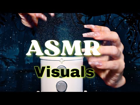 ASMR Brain Melt Sensitivity 3 Type Mic Scratching + Visuals + Night Sounds (No Talking)