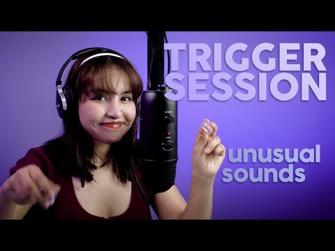 4K ASMR Trigger Session with Unique and Unusual Sounds for Relaxation