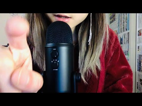ASMR #3🎄Holiday Affirmations with Hand Movements/Sounds and Tongue Clicking~(Whispering)