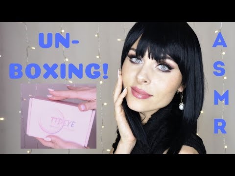 [ASMR] UNBOXING & TRYING ON COLORED CONTACTS