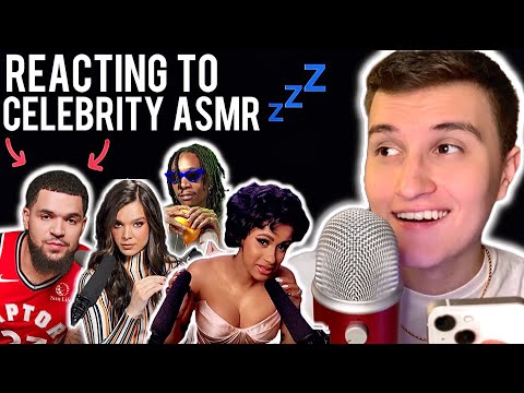 ASMRtist Reacts to CELEBRITIES Trying ASMR 💤