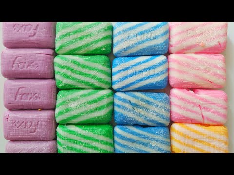 Small soap CUBES 🎲 Crushing crunchy dry soap 🎲 Soap Carving ASMR ! Relaxing Sounds\No talking